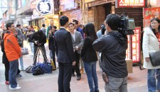 TVB全程記錄協會拍摄中港話題的短片